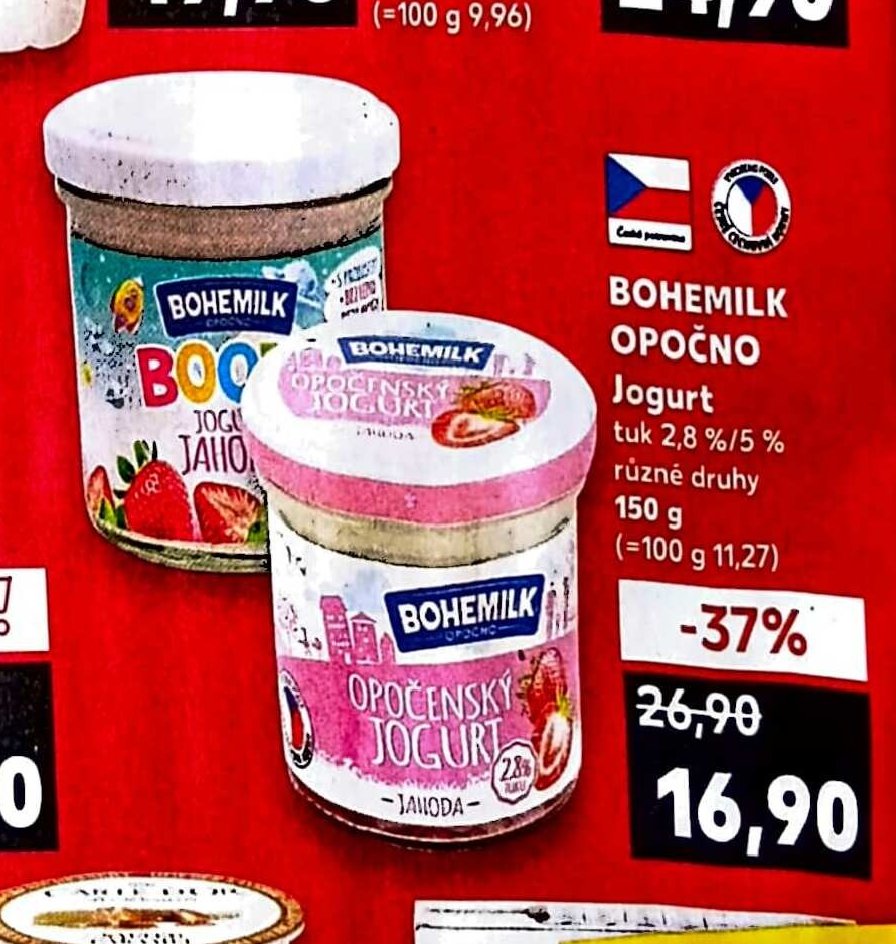 Bohemilk Opočno Jogurt