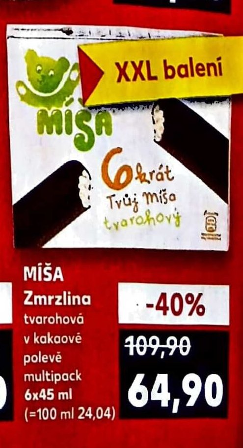 Míša Zmrzlina tvarohová