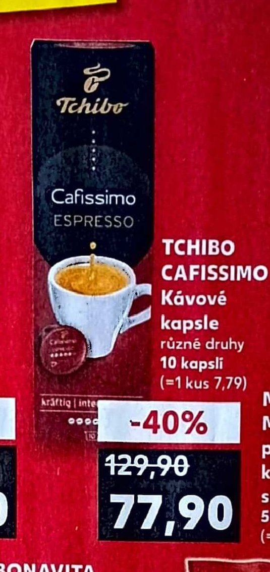 Tchibo Cafissimo kávové kapsle 10 ks