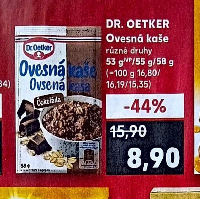 DR. OETKER Ovesná kaše