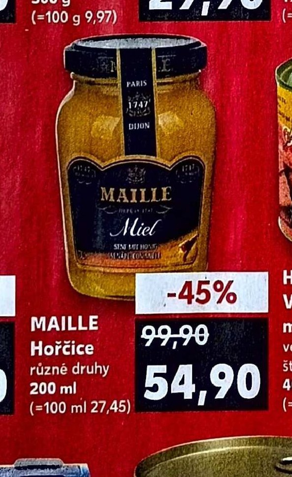 MAILLE Hořčice