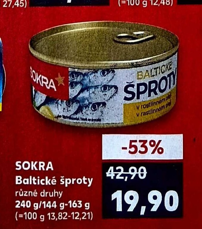 SOKRA Baltické šproty