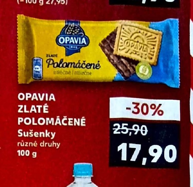 OPAVIA ZLATÉ POLOMÁČENÉ Sušenky