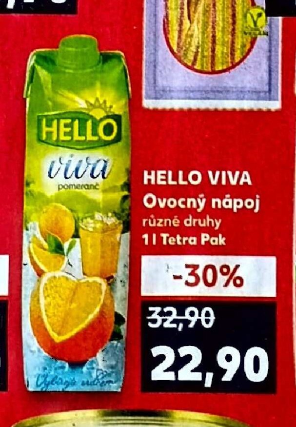HELLO VIVA Ovocný nápoj
