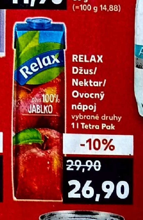 RELAX Džus/Nektar/Ovocný nápoj