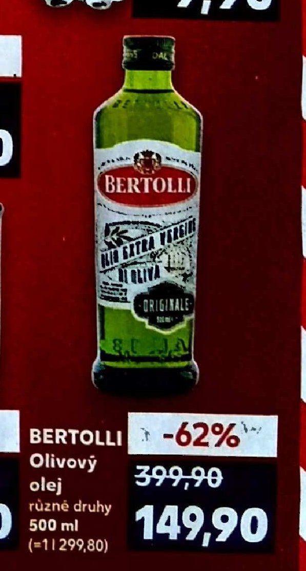 BERTOLLI Olivový olej