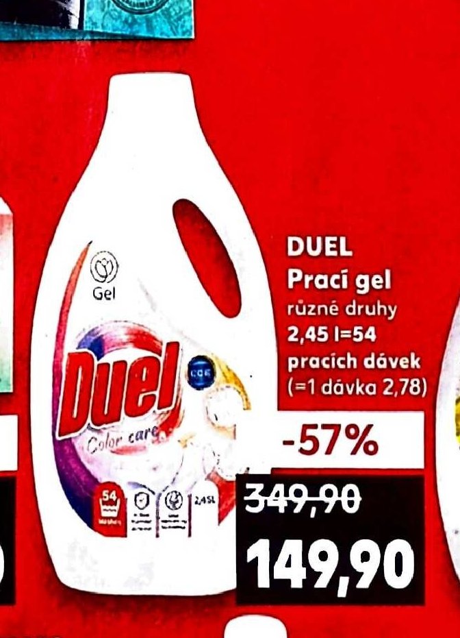 Duel Prací gel