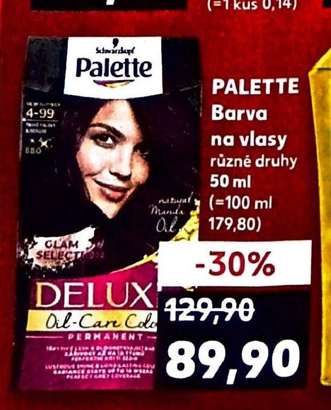 Palette Barva na vlasy