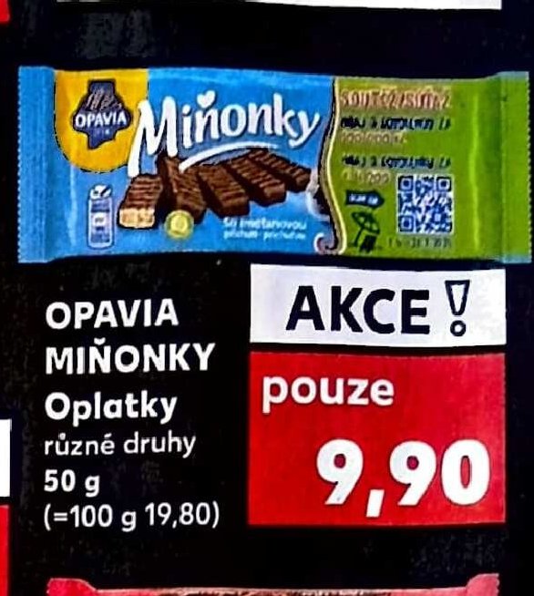 OPAVIA MIŇONKY Oplatky 50 g