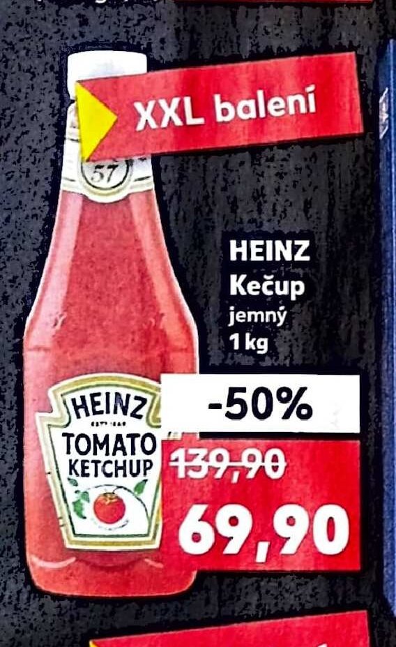 HEINZ Kečup jemný 1 kg