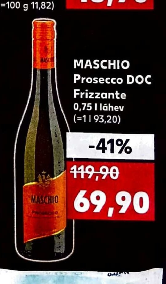 MASCHIO Prosecco DOC Frizzante 0,75 l