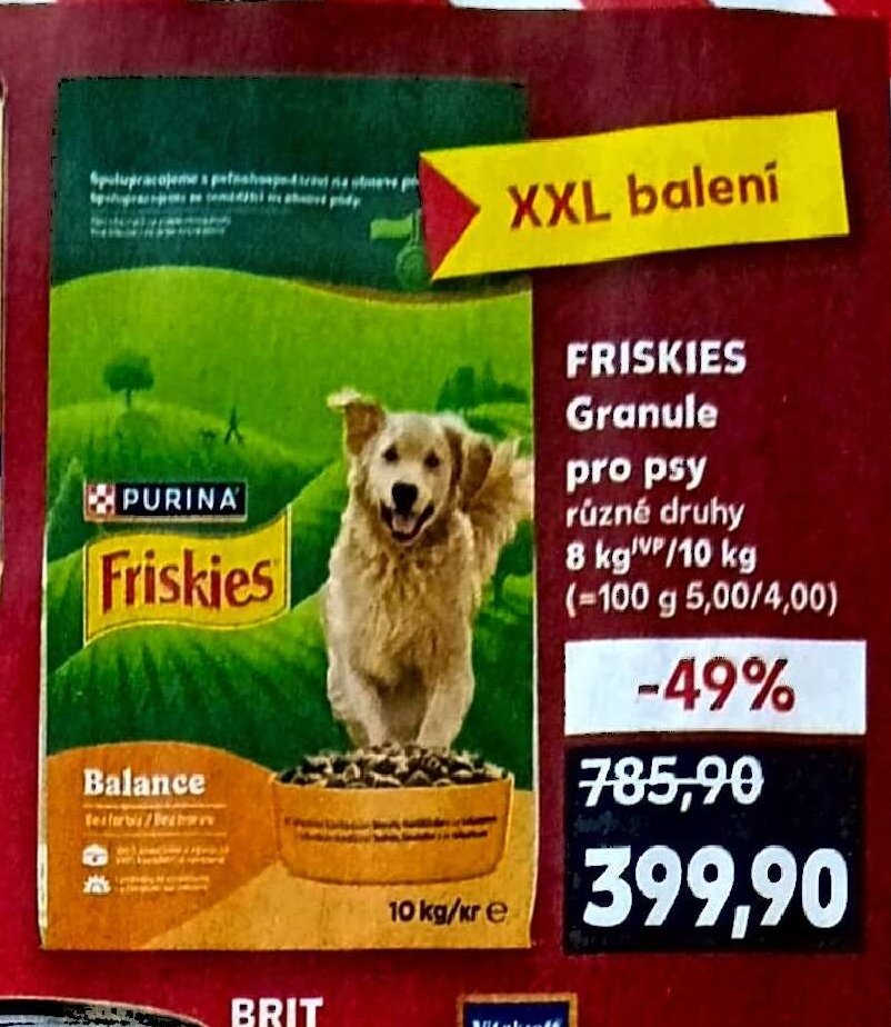 FRISKIES Granule pro psy