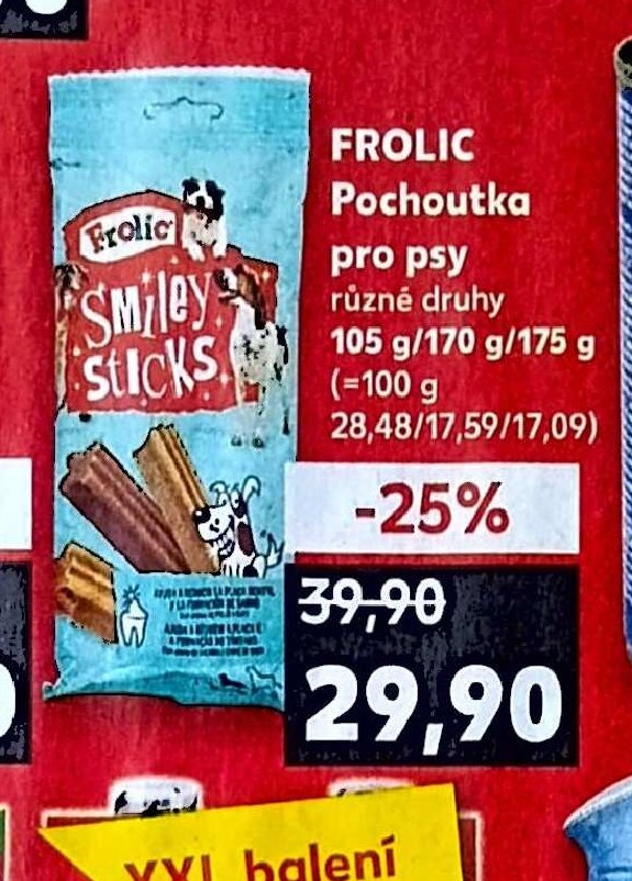 FROLIC Pochoutka pro psy