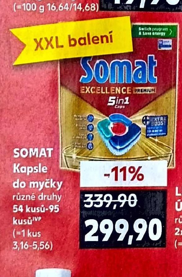 SOMAT Kapsle do myčky