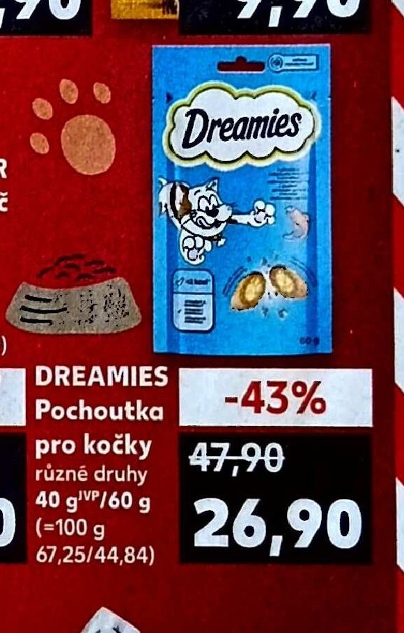 DREAMIES Pochoutka pro kočky