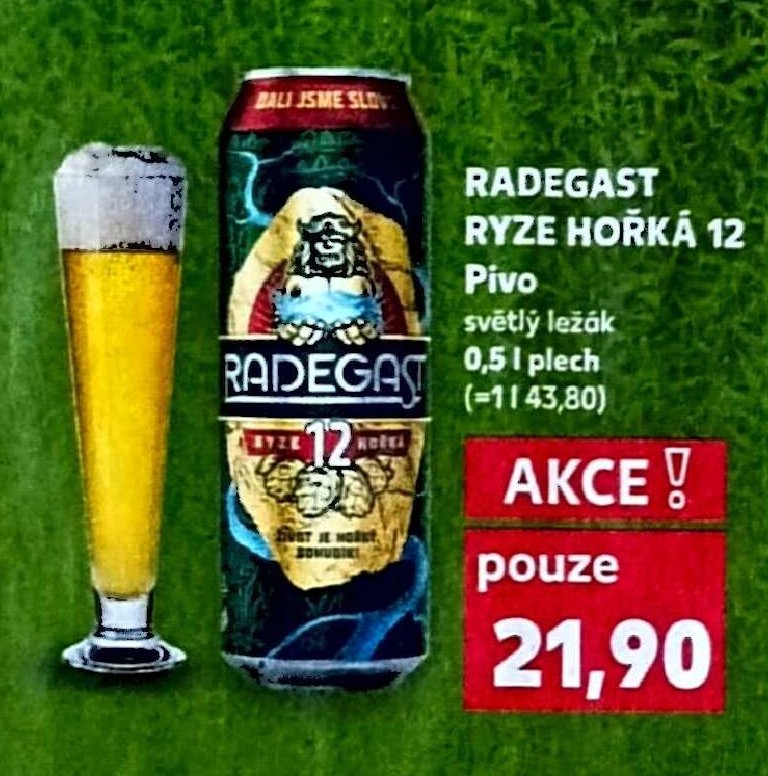 Radegast Ryze Hořká 12 Pivo