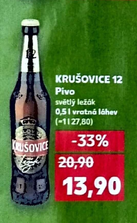 Krušovice 12 Pivo