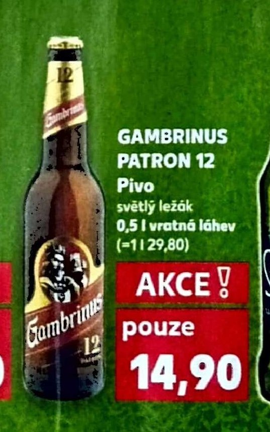 Gambrinus Patron 12 Pivo