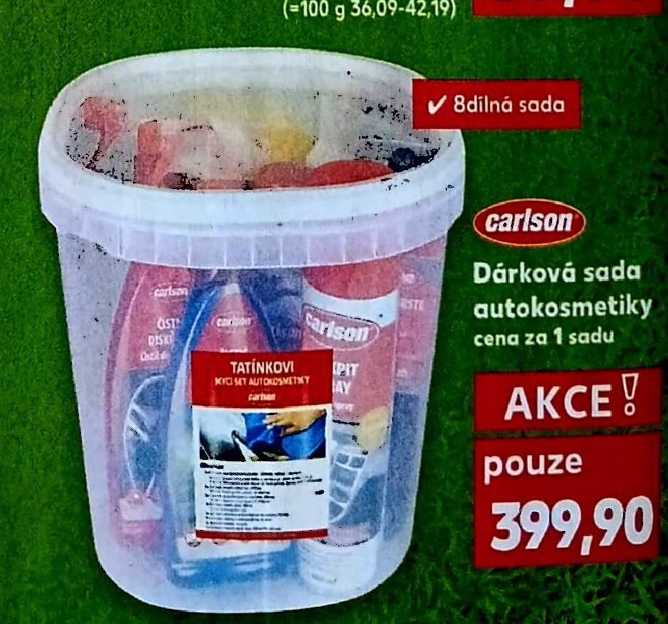 Dárková sada autokosmetiky Carlson