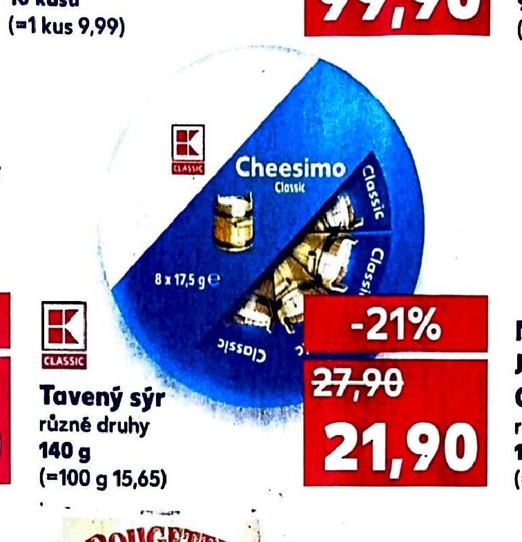 CLASSIC Tavený sýr