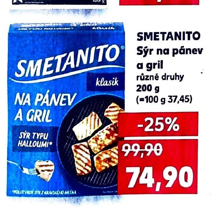 SMETANITO Sýr na pánev a gril