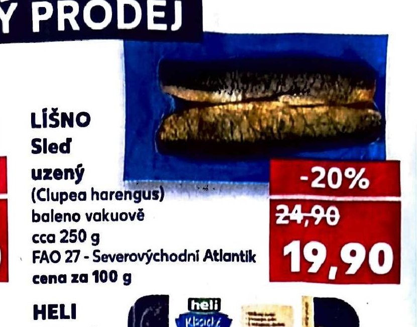 Líšno Sled uzený 250 g