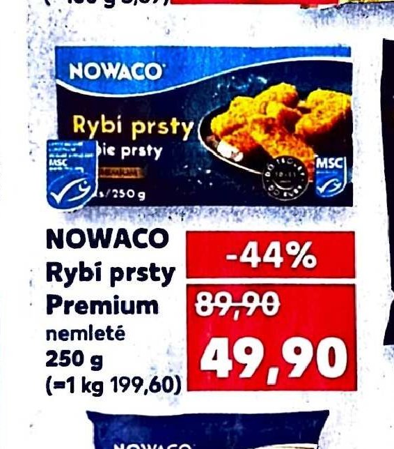 Nowaco Rybí prsty Premium 250 g