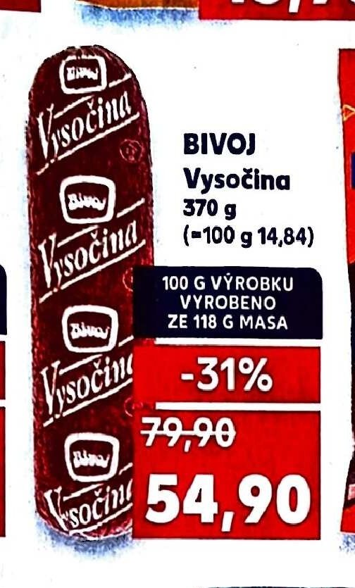 BIVOJ Vysočina 370 g