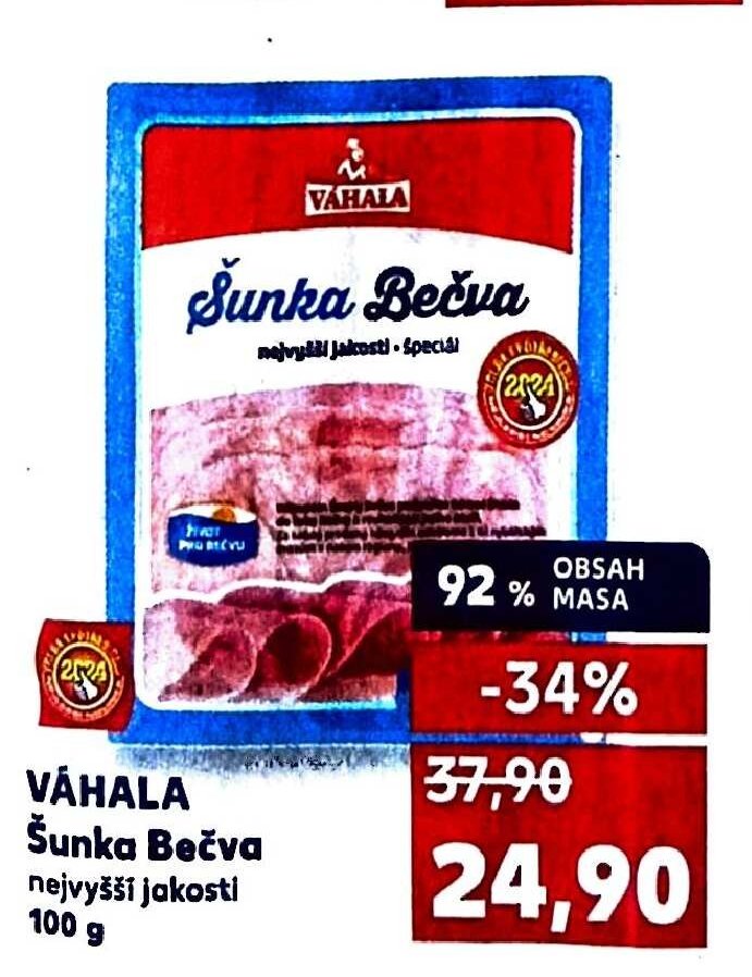 VAHALA Šunka Bečva 100 g