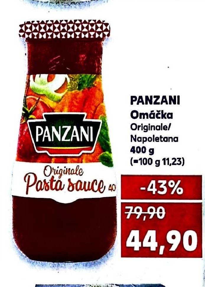 Panzani Omáčka Originale/Napoletana 400 g