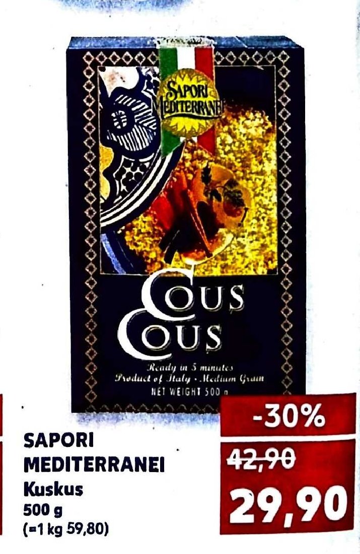 Sapori Mediterranei Kuskus 500 g