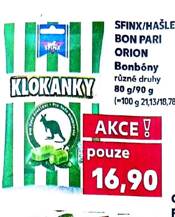 Sfinx/Hašlerky/Bon Pari Orion