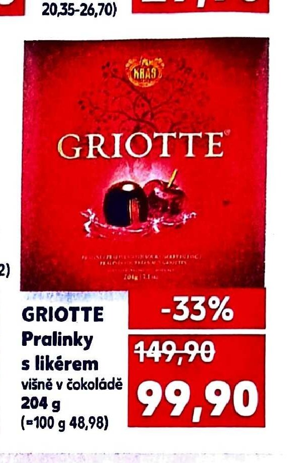 Griotte Pralinky