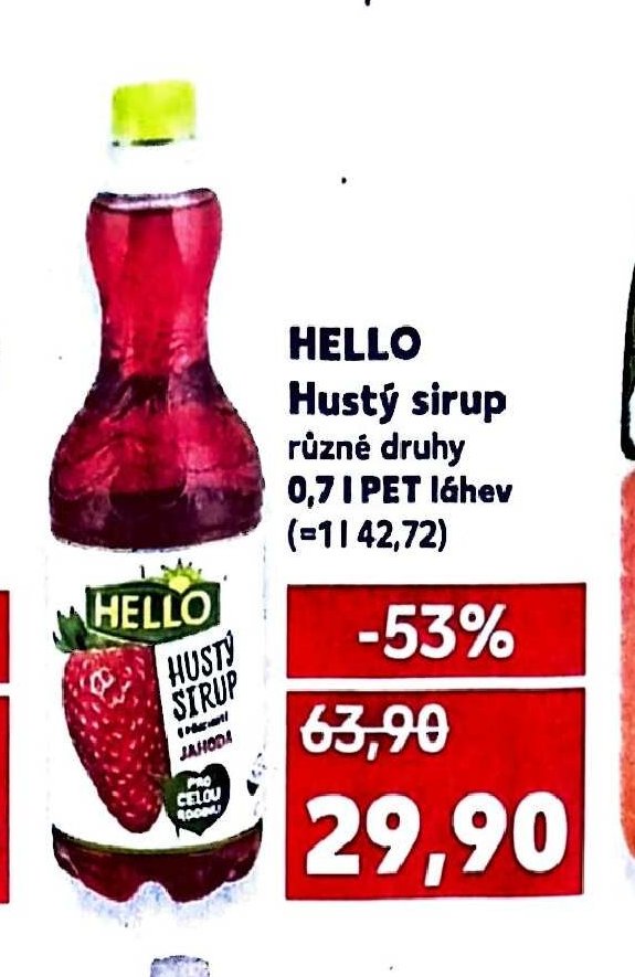HELLO Hustý sirup