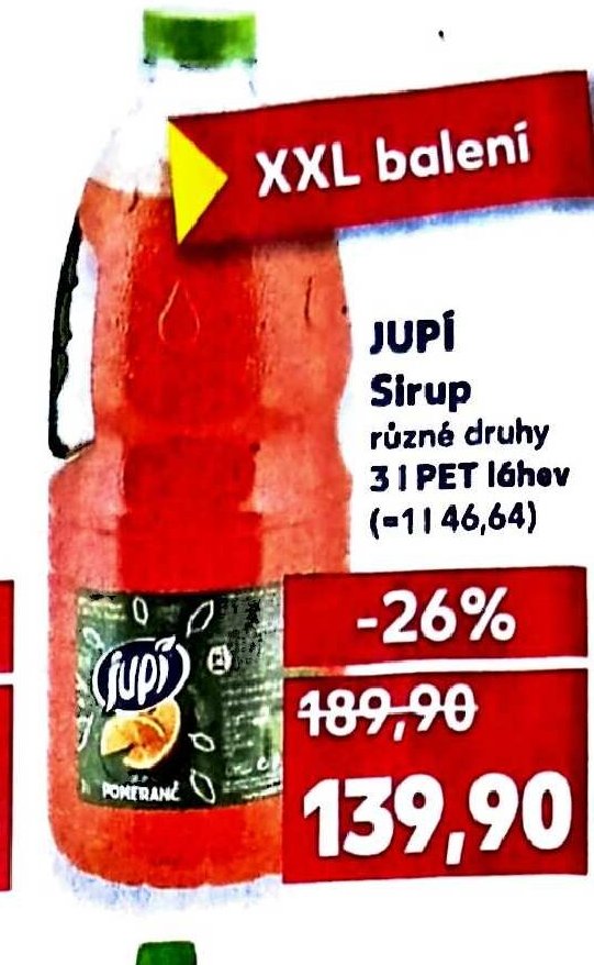 JUPÍ Sirup