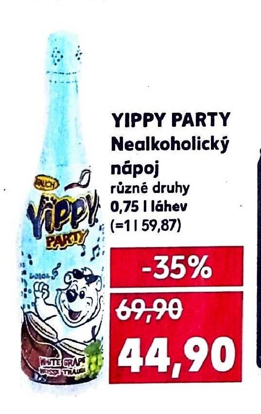 YIPPY PARTY Nealkoholický nápoj