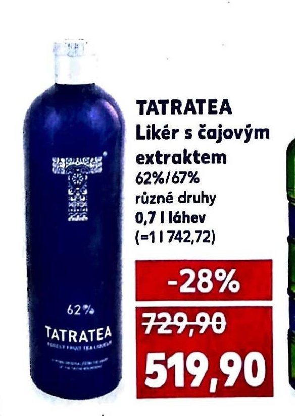 TATRATEA Likér s čajovým extraktem
