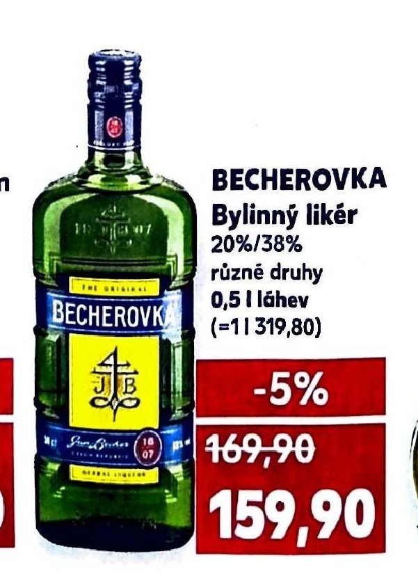BECHEROVKA Bylinný likér
