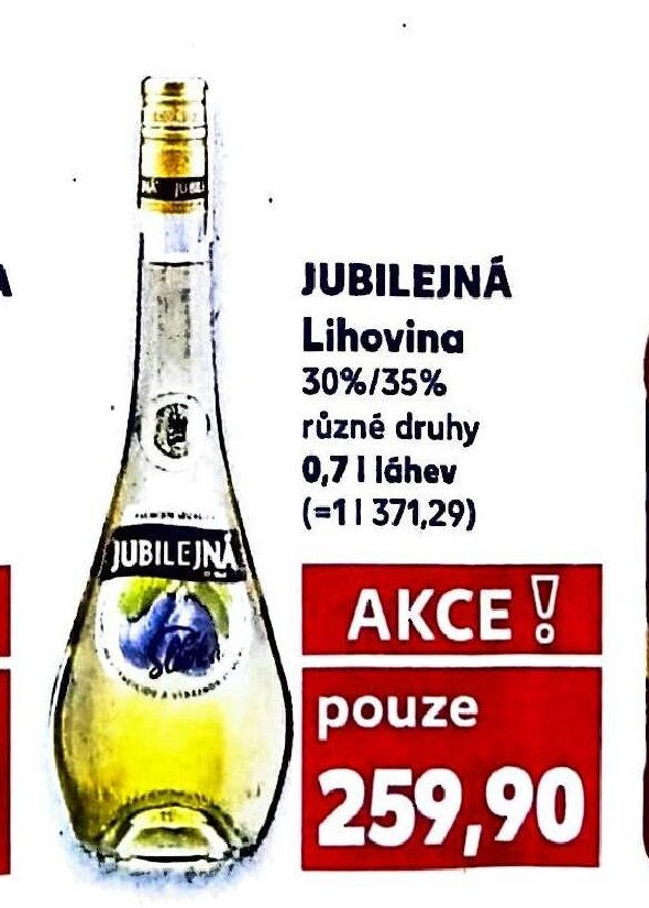 JUBILEJNÁ Lihovina
