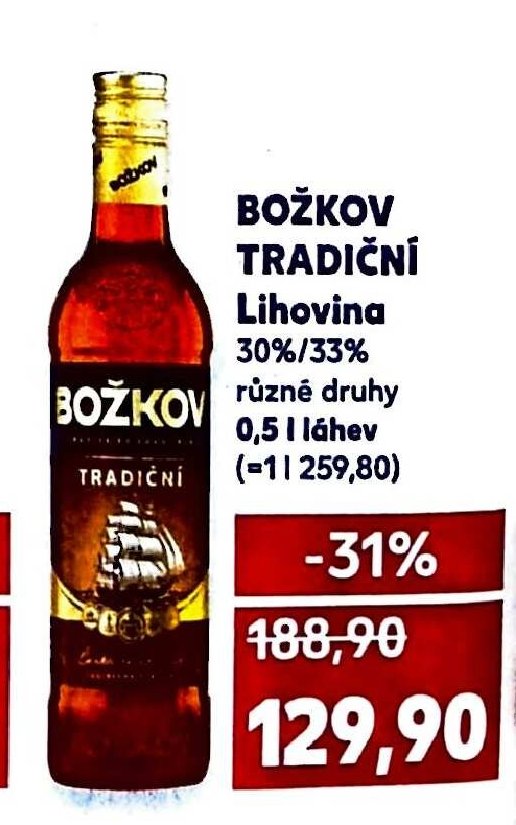 BOŽKOV TRADIČNÍ Lihovina
