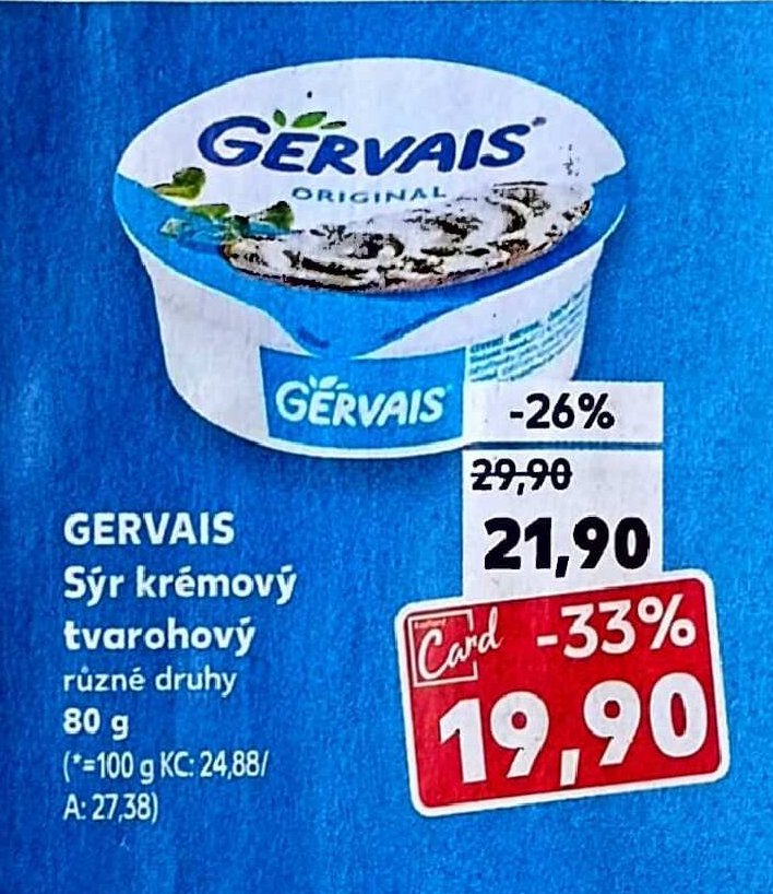 Gervais Sýr krémový tvarohový