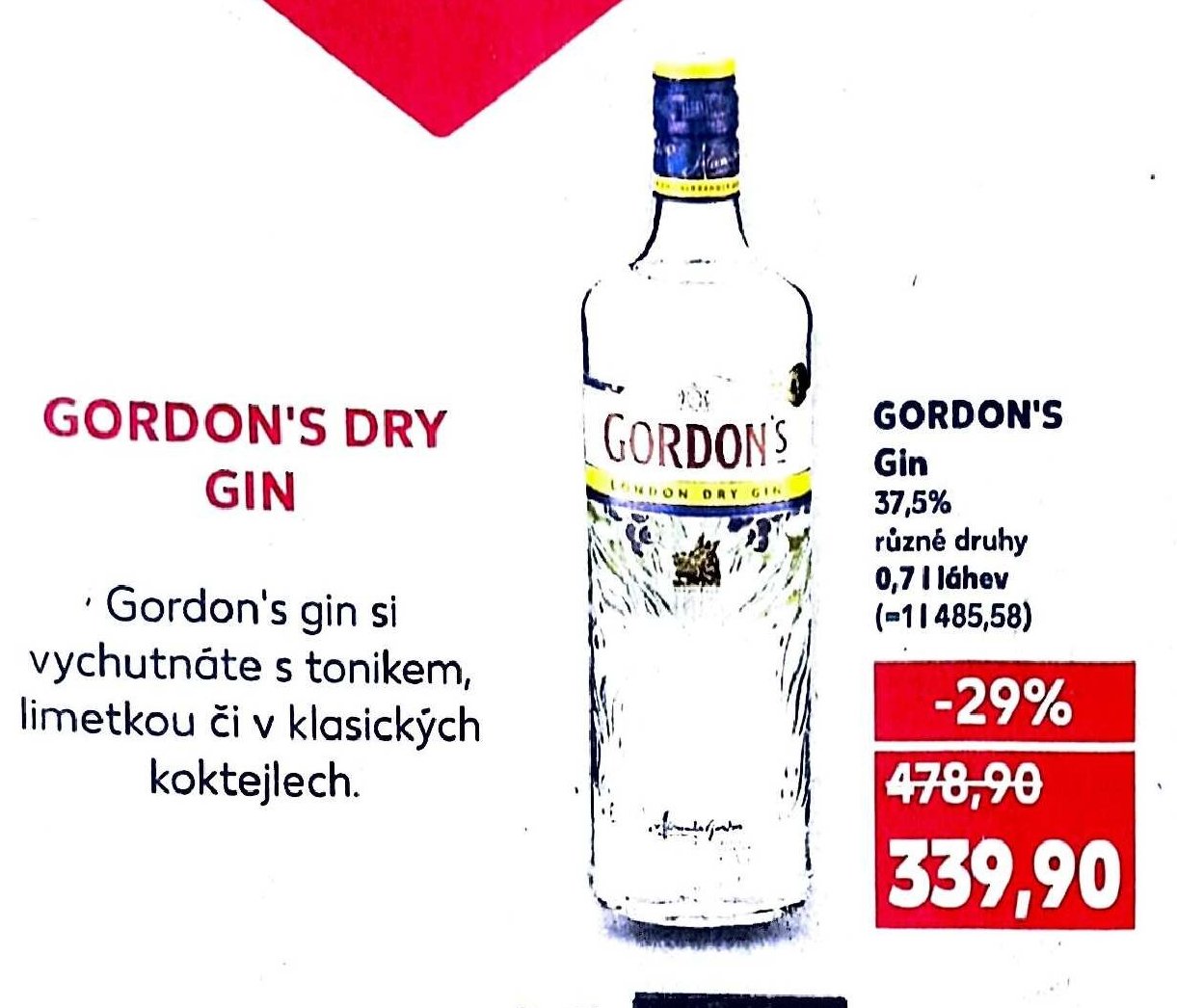 GORDON'S DRY GIN