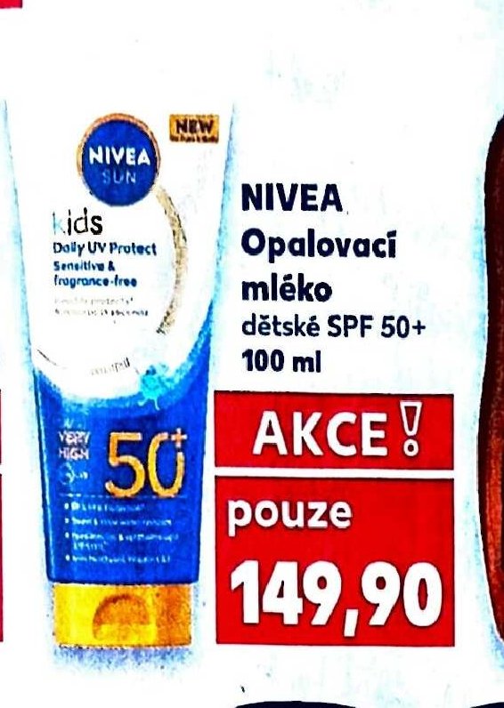 NIVEA Opalovací mléko dětské SPF 50+