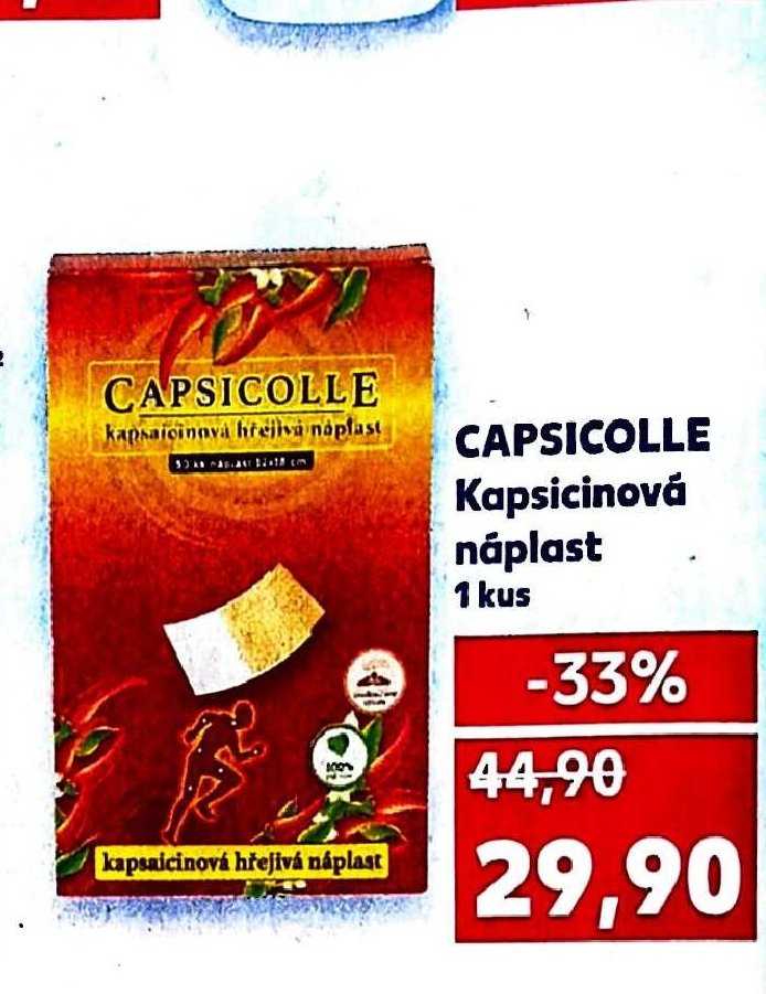 CAPSICOLLE Kapsicinová náplast