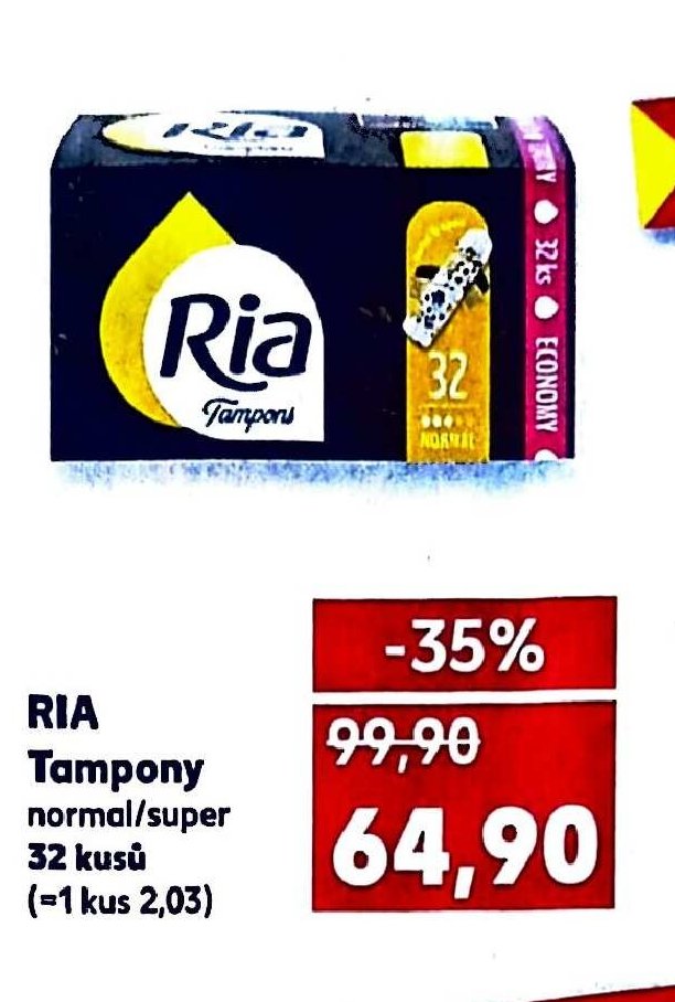 RIA Tampony normal/super 32 kusů