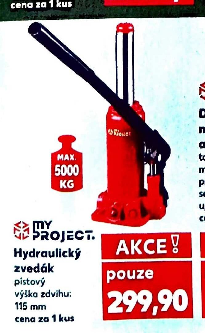 Hydraulický zvedák pístový