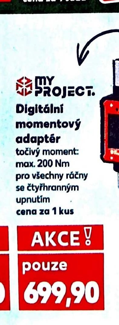 Digitální momentový adaptér