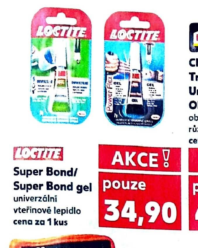 Loctite Super Bond/Super Bond gel univerzální vteřinové lepidlo