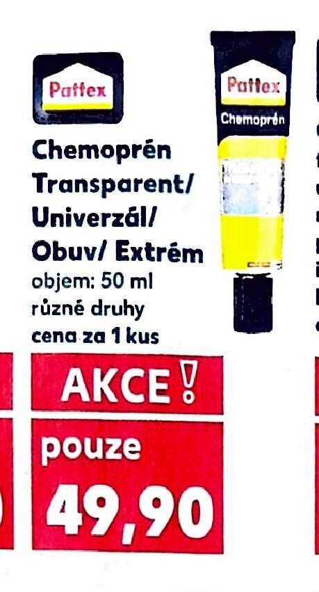Chemoprén Transparent/Univerzál/Obuv/Extrém