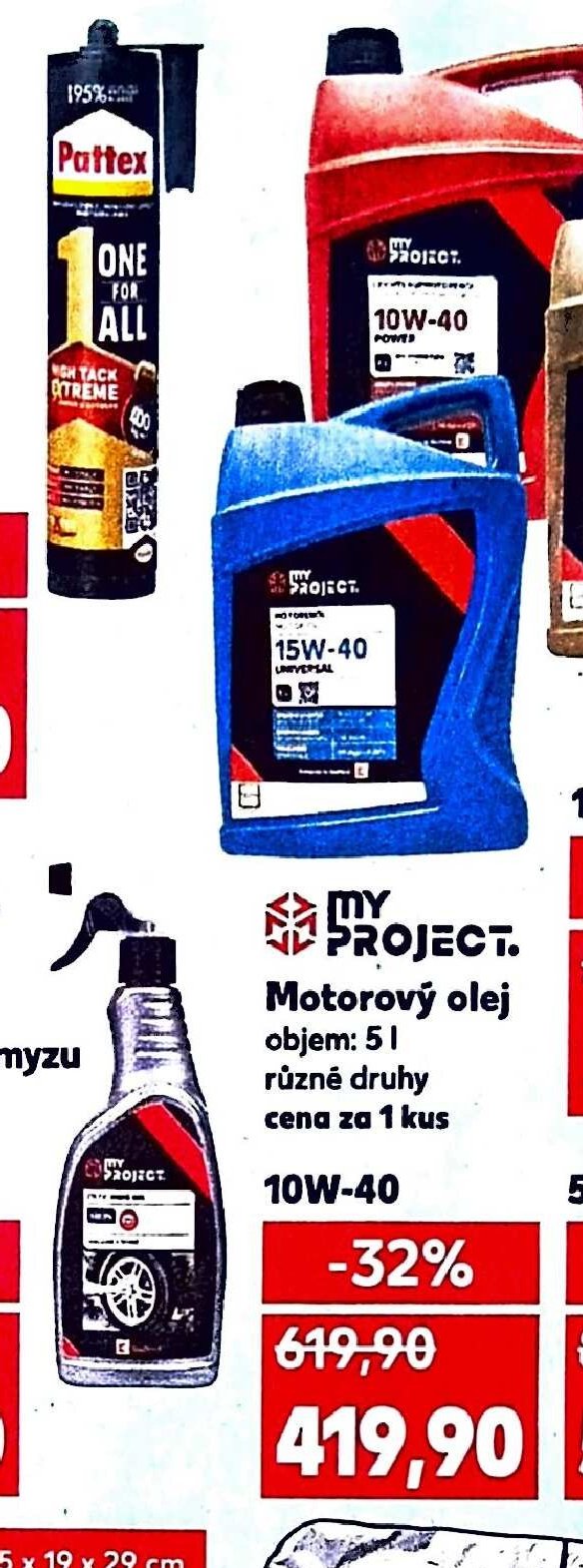 My Project Motorový olej 10W-40